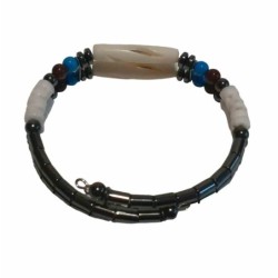 Braccialetto avorio perline Navajo