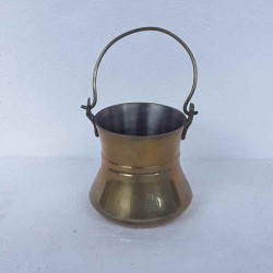 Soprammobile paiolo ottone