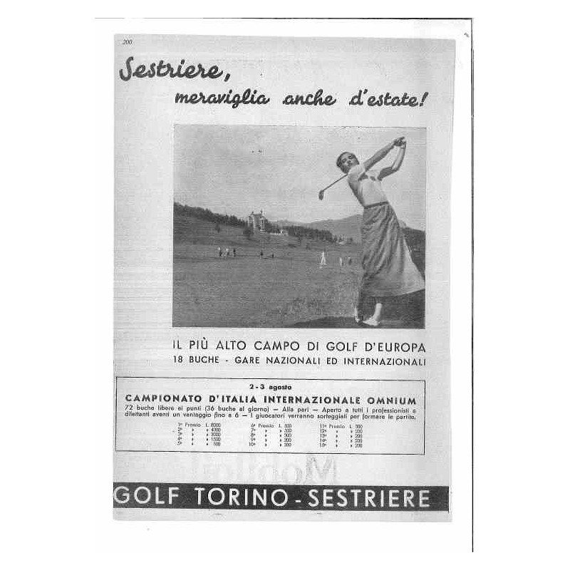 Sestriere Golf Torino Meraviglia anche d'estate