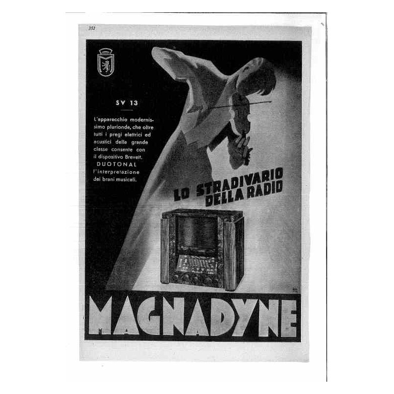 Magnadyne sv13 Lo stradivario della radio