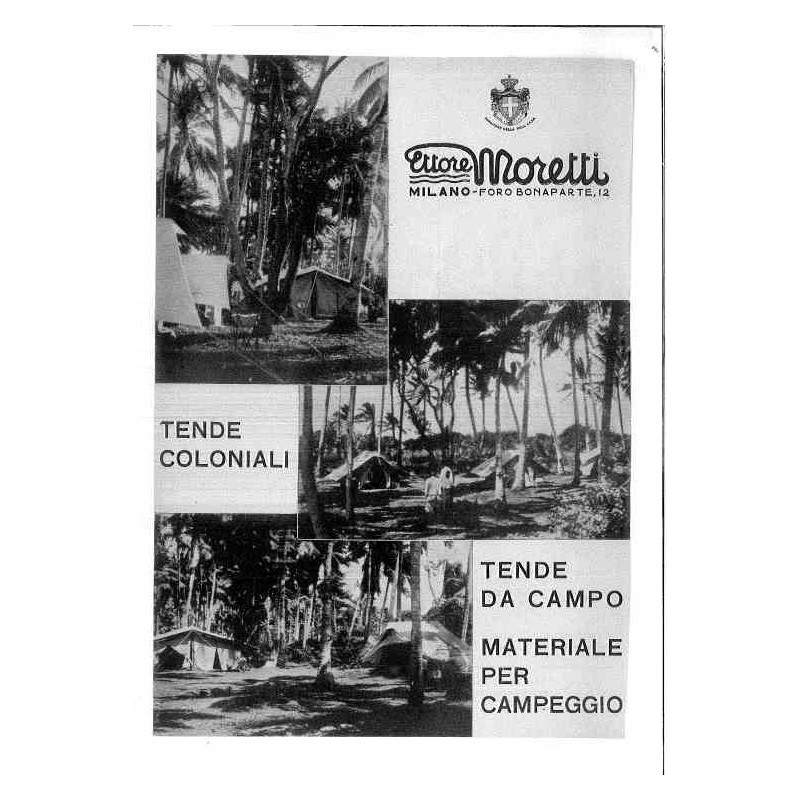 Ettore Morettli  Tende coloniali e da campo