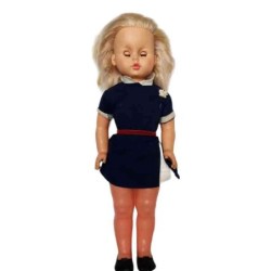 Bambola Ratti con abiti originali- Vintage - anni '60 - altezza 57 cm