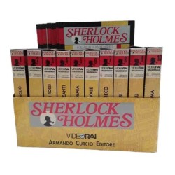 Vhs - Sherlock Holmes (Jeremy Brent) - Videorai Curcio 10 cassette - con rivista