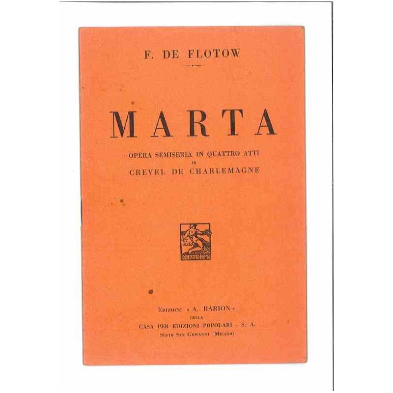Marta  di De Flotow
