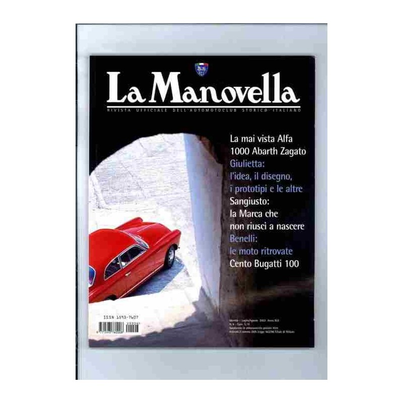La manovella - n.6 giugno 2002 - La mai vista Alfa abarth Zagato, Giulietta: l'idea, il disegno …