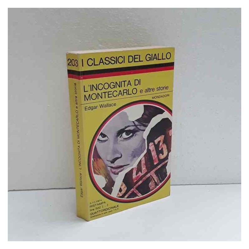 L'incognita di Montecarlo n.203 di Wallace Edgar