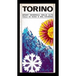 Depliant Torino Sport invernali nelle alti valli di Susa e  del Chisone