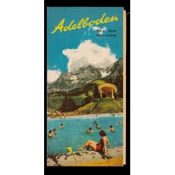Depliant Adelboden 1400 m Svizzera anni 60