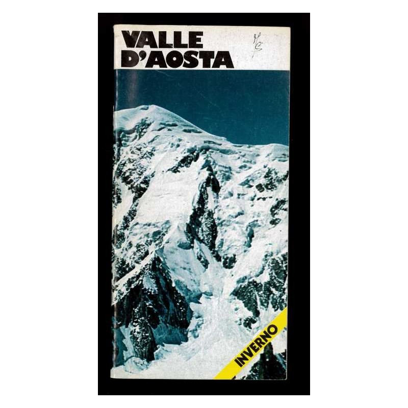 Depliant Valle d'Aosta inverno anni 80