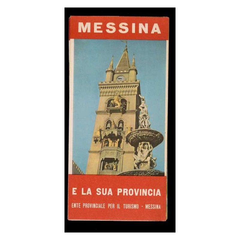 Depliant Messina e la sua provincia anni 50 Enit