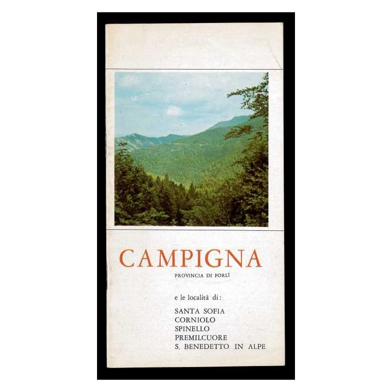 Depliant Campigna provincia di Forlì anni 80