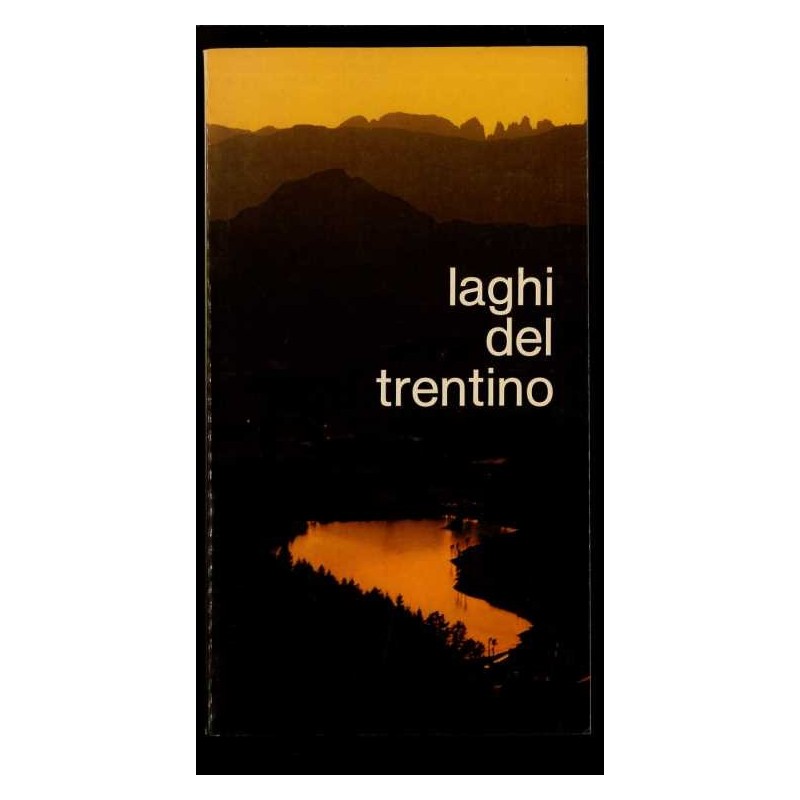 Depliant laghi del trentino anni 80