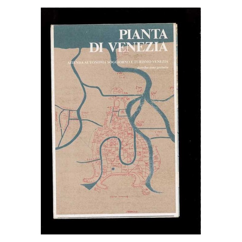 Depliant Pianta di Venezia anni 90