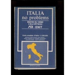 Depliant Italia Aci carta stradale scala 1:1.500.000