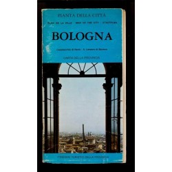 Depliant Bologna pianta della città