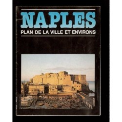 Depliant Naples plan de la ville et environs anni 80