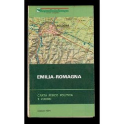 Depliant Emilia-Romagna scala 1:250.000 anni 90
