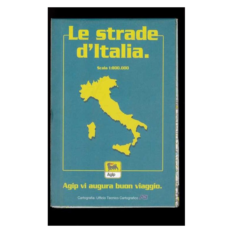 Depliant Aci Le strade d'Italia scala 1:800.000