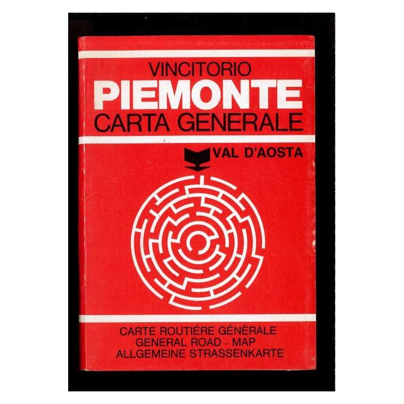 Depliant Piemonte carta geenrale Vincitorio