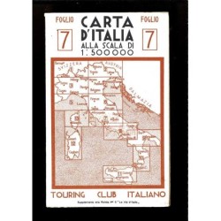 Depliant Tci Carta d'Italia scala 1:500.000