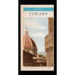 Depliant Tuscany Italy anni 80