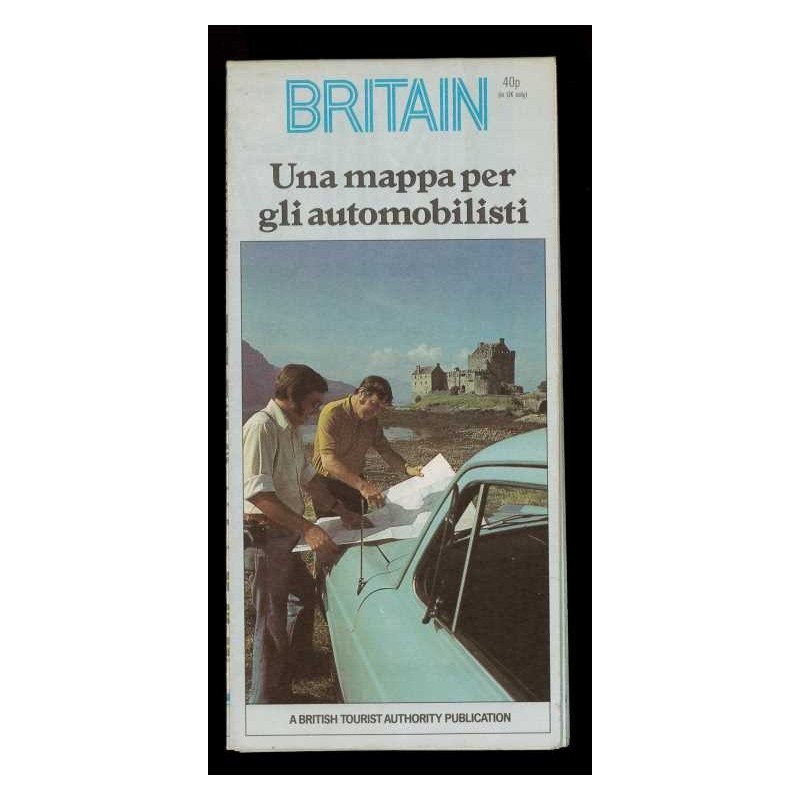 Depliant Britain una mappa per automobilisti