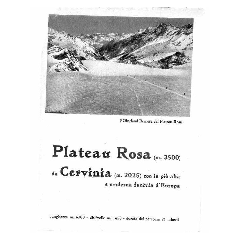 Plateau Rosa da Cervinia La piu alta funivia d'Europa