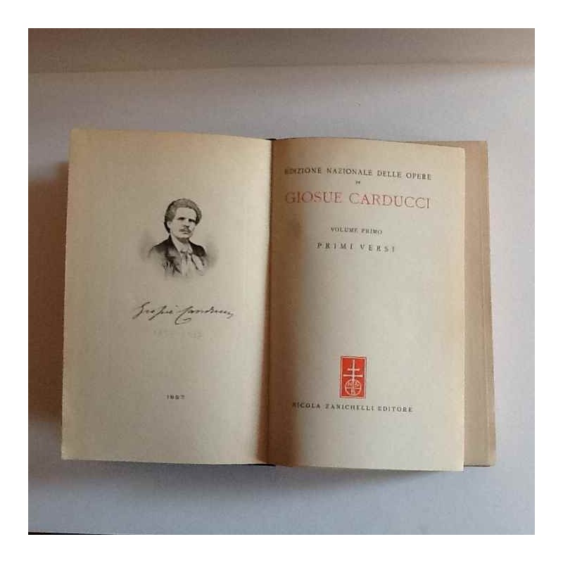 Edizione nazionale Opera in 30 volumi  di Carducci Giosue