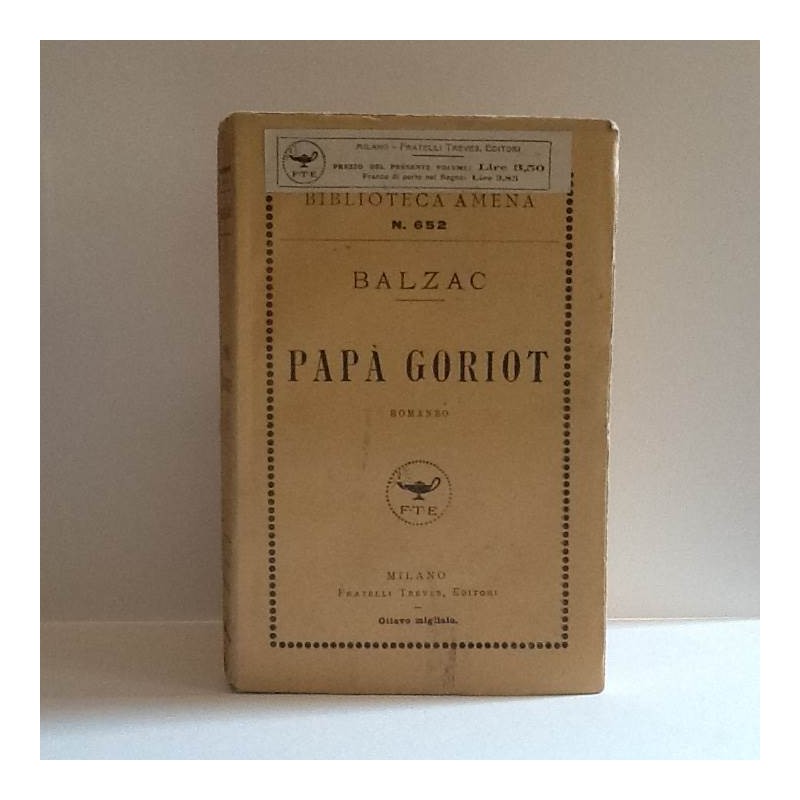 Papà Goriot di De Balzac Honore