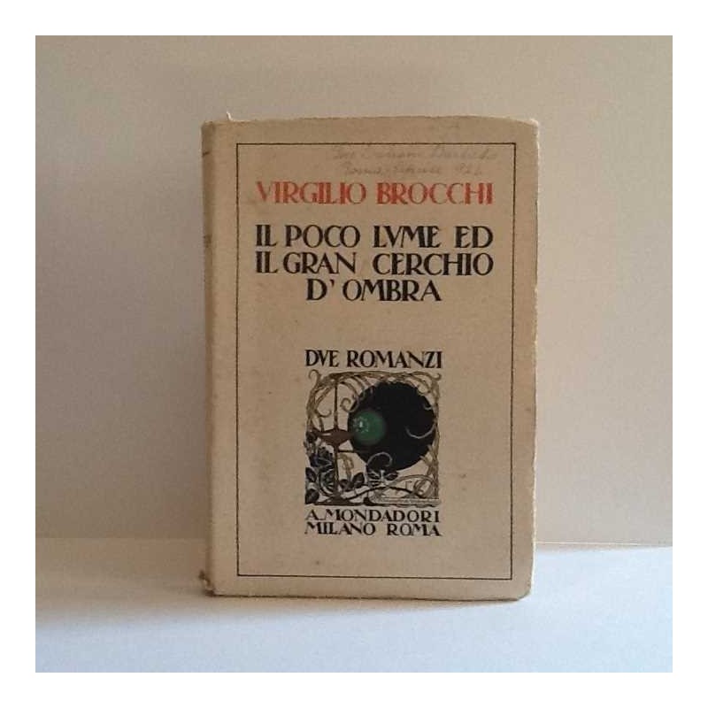 Il poco lume ed il gran cerchio d'ombra di Brocchi Virgilio