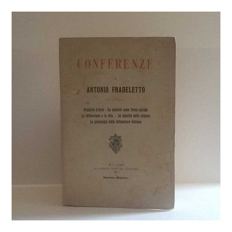 Conferenze di Fradeletto Antonio