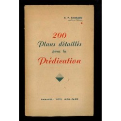 200 plans detailles pour la Predication di Rambaud R.P.