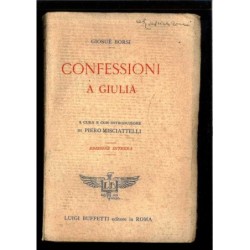 Confessioni a Giulia di Borsi Giosuè