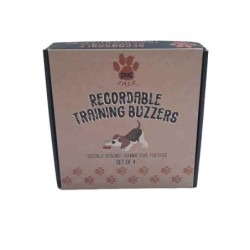 4 cicalini addestramento registrabili DOG TALK - Recordable training buzzers