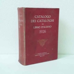 Catalogo dei Cataloghi del libro italiano 1926